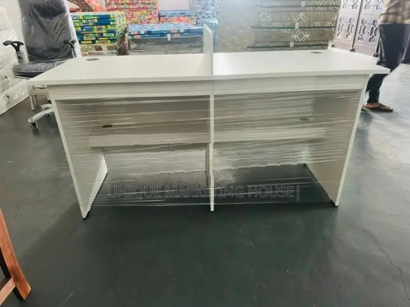 MODERN 5x2 WHITE SMART WORKSTATION OFFICE TABLES