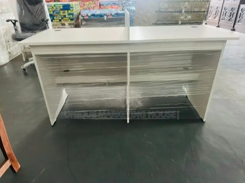 MODERN 5x2 WHITE SMART WORKSTATION OFFICE TABLES