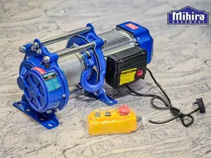 1 Ton 30M 3000W Electric motor Cable Winch for Handling Materials