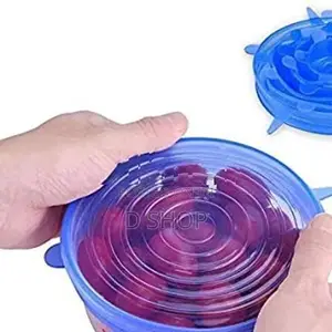 Silicone - Food Lids Covers 6 pcs set