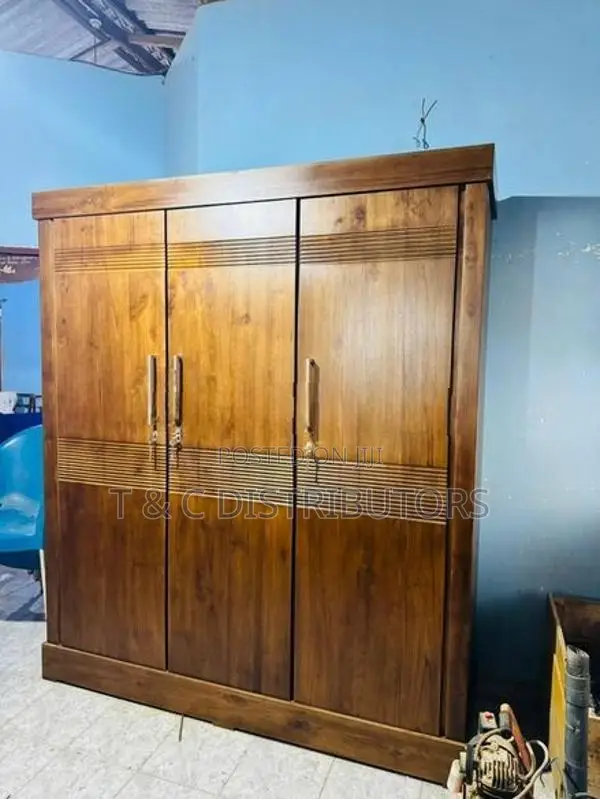 Teak 3 Door Wardrobe