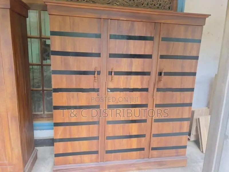 Teak 3 Door Wardrobe