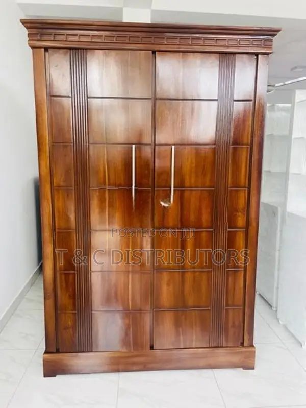 Teak 2 Door Wardrobe