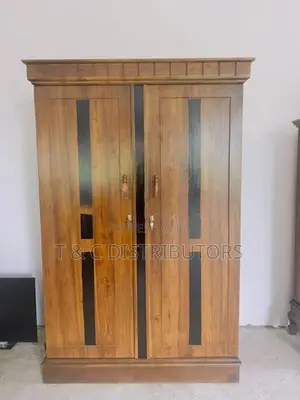 Teak 2 Door Wardrobe