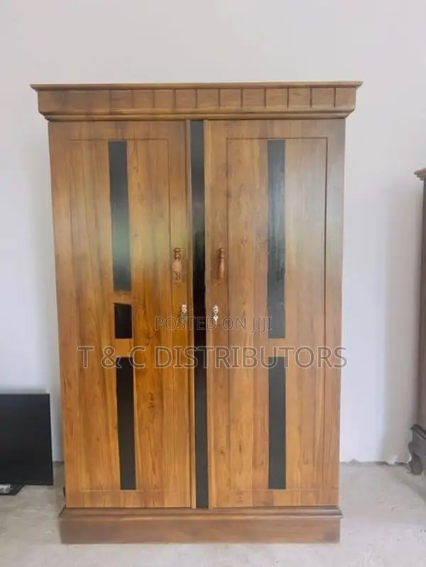 Teak 2 Door Wardrobe