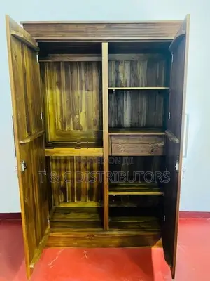Teak 2 Door Wardrobe