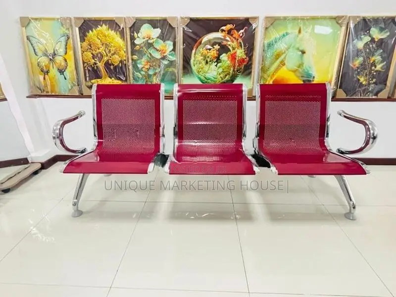 IMPORTED 3 SEATER GANG CHAIRS