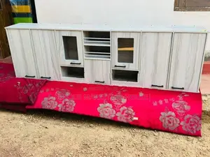 MODERN READY MADE 7FT AMERICAN WHITE PANTRY CUPBOARDS