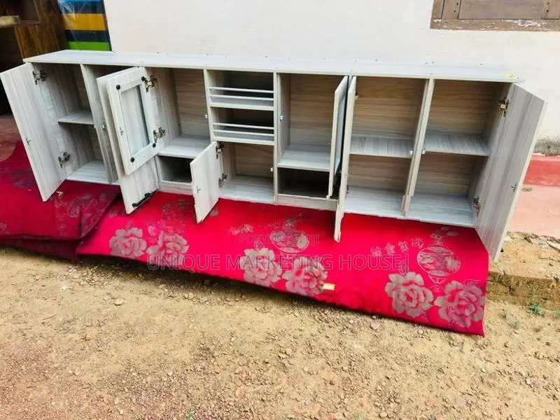 MODERN READY MADE 7FT AMERICAN WHITE PANTRY CUPBOARDS