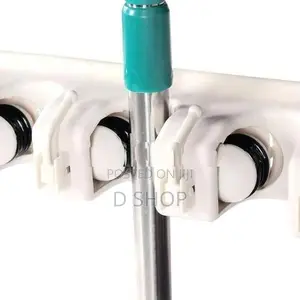 Broom Sticks & Mop Holder - Wall mount organizer
