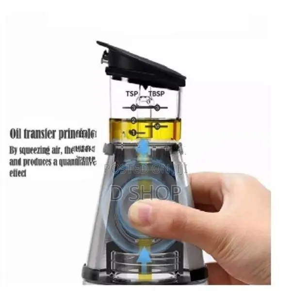 Press & Measure Oil - Dispenser Bottle