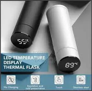 Thermal Vacuum Flask Smart LED Temperature Display 500ml