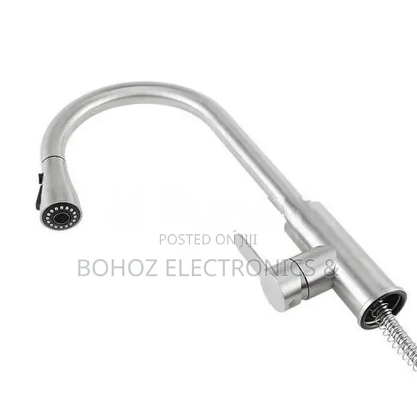 Faucet for Sink 304 Stainless Steel (Black/Silver) SCF0043