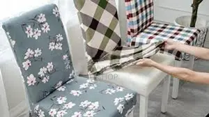 Dining Chair covers - 6 PCs Stretchable Elastic Cloth over Set