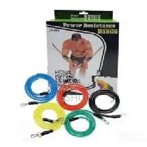 11 Pcs - Power Resistance Band Home GYM Exerciser