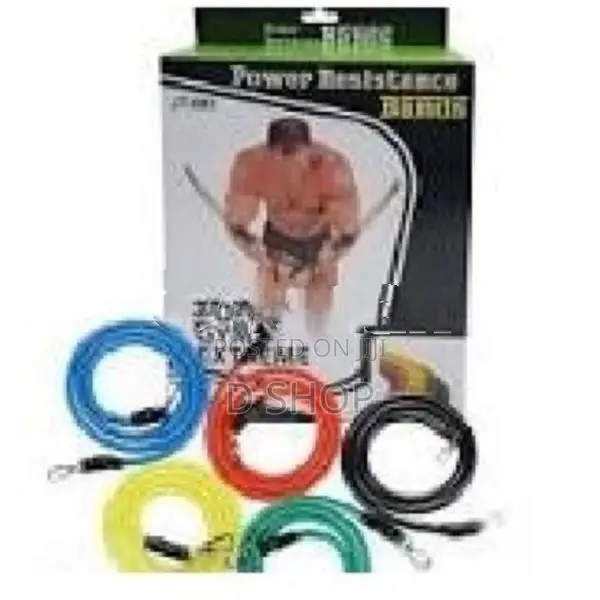 11 Pcs - Power Resistance Band Home GYM Exerciser