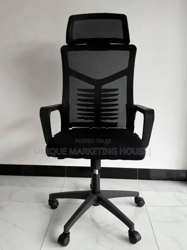 IMPORTED HI-BK SCORPION MESH OFFICE CHAIRS WITH HEADREST