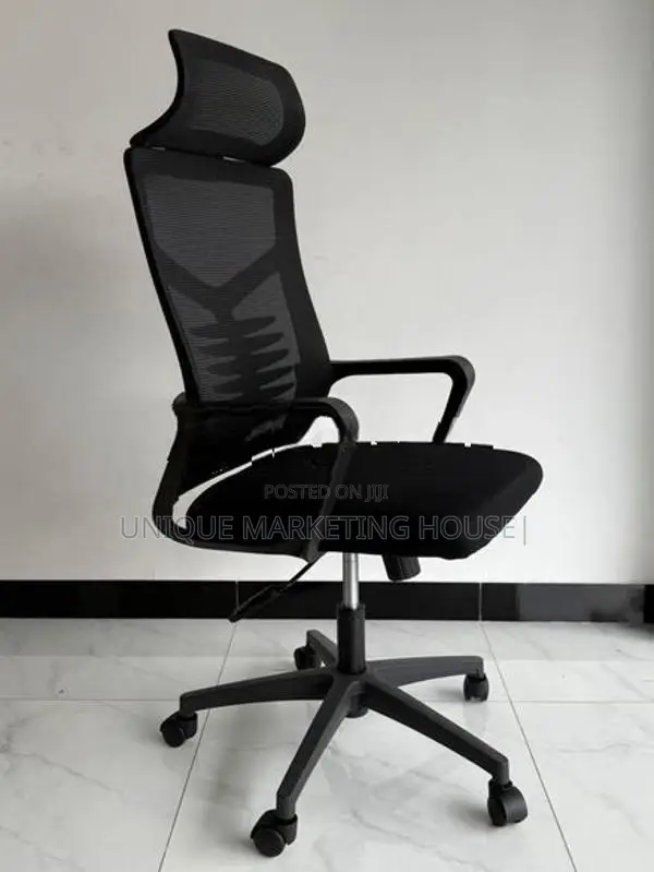 IMPORTED HI-BK SCORPION MESH OFFICE CHAIRS WITH HEADREST