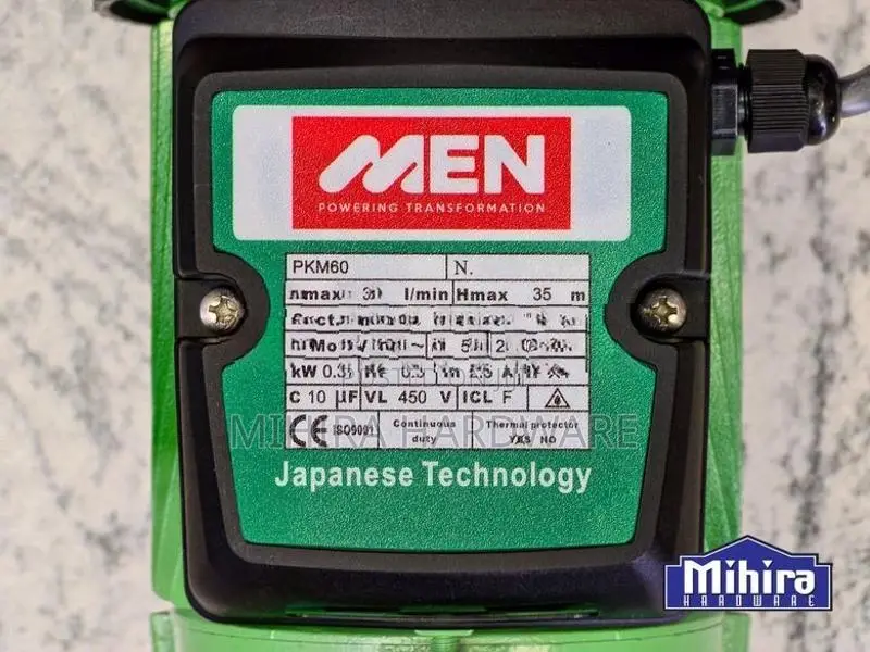 Men 0.5Hp Motor PKM-60 Centrifugal Water Pump with Small Impeller