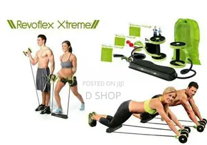 Revoflex Xtreme Abdominal Trainer Home Full Body Workout GYM Band