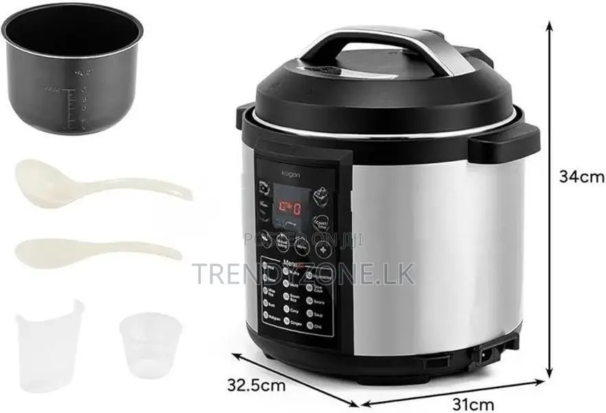 Kogan 6L 1000W 15-in-1 Multi Cooker