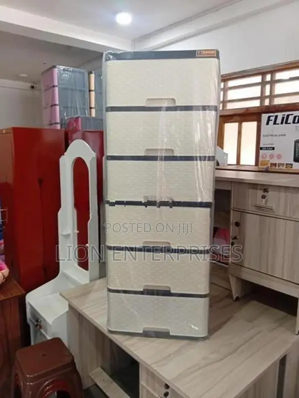 6 Drawer plastic cupboards LARGE