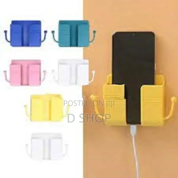 Wall Mounted Phone Holder With Hook