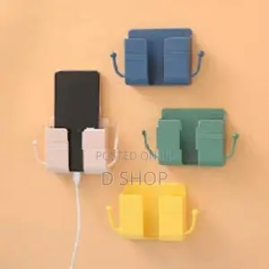 Wall Mounted Phone Holder With Hook