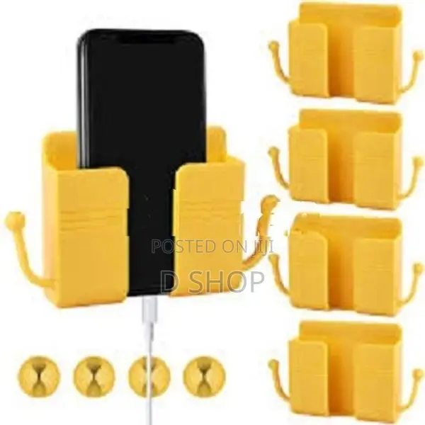 Wall Mounted Phone Holder With Hook