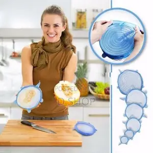 Food Lids Covers 6 pcs Silicone