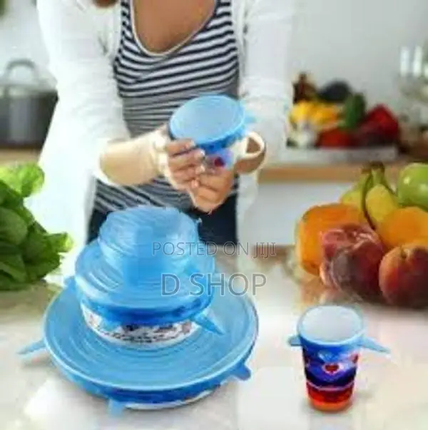 Food Lids Covers 6 pcs Silicone