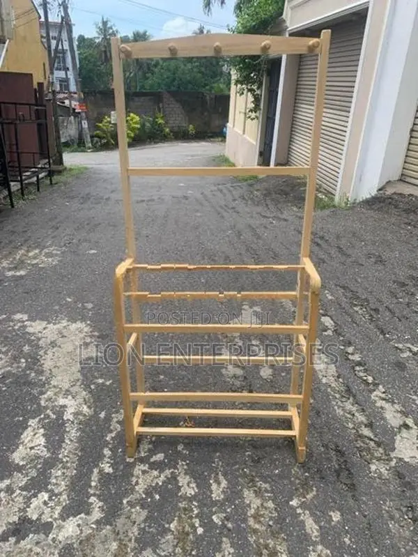 Wooden cloth racks