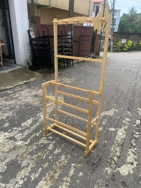 Wooden cloth racks
