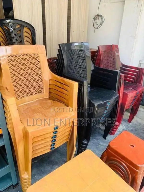 Nippon plastic arm chairs