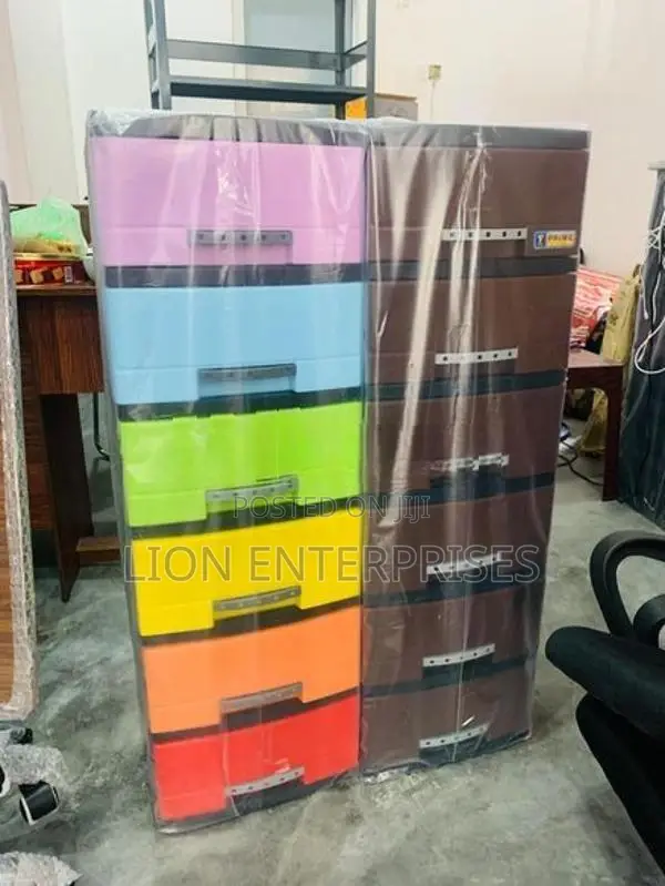 6 Drawer plastic cupboards