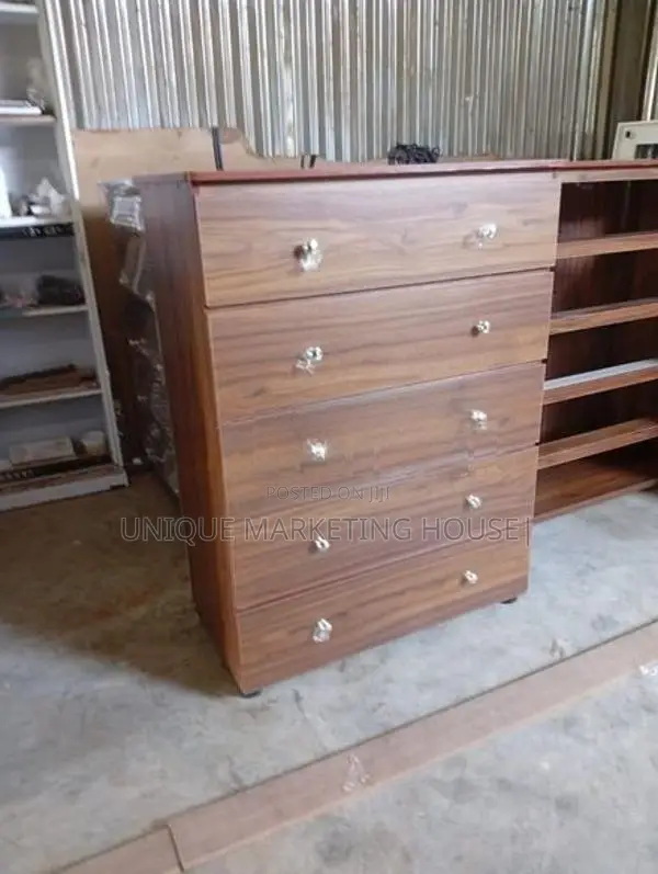 MODERN LARGE WOOD COLOR MELAMINE CHEST OF DRAWER CUPBOARDS
