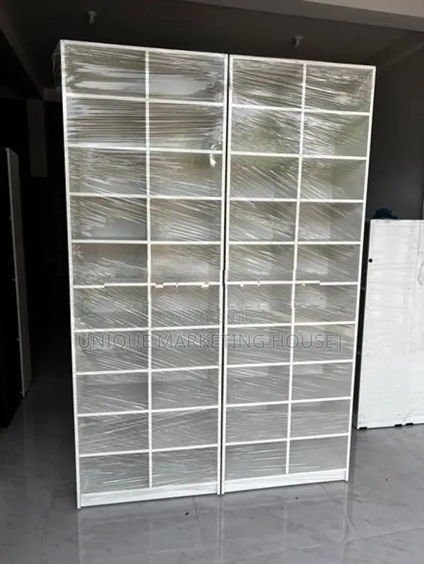 MODERN 72x24x12” SMART 20pcs WHITE RACKS