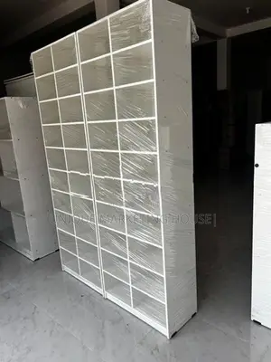 MODERN 72x24x12” SMART 20pcs WHITE RACKS