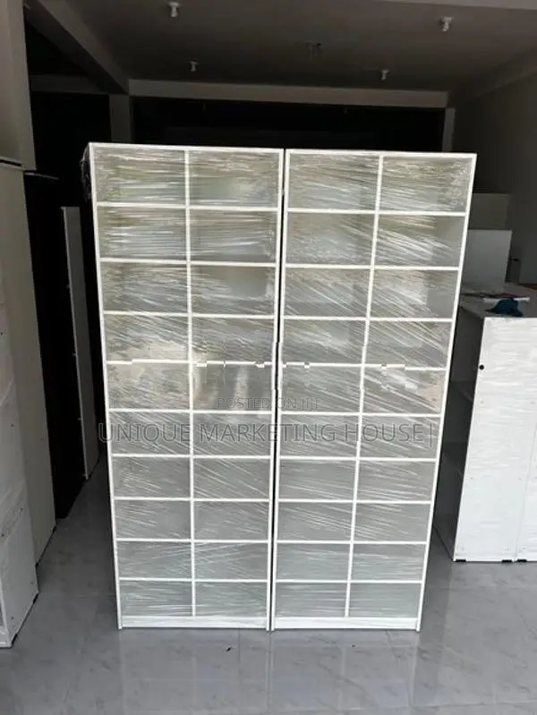 MODERN 72x24x12” SMART 20pcs WHITE RACKS