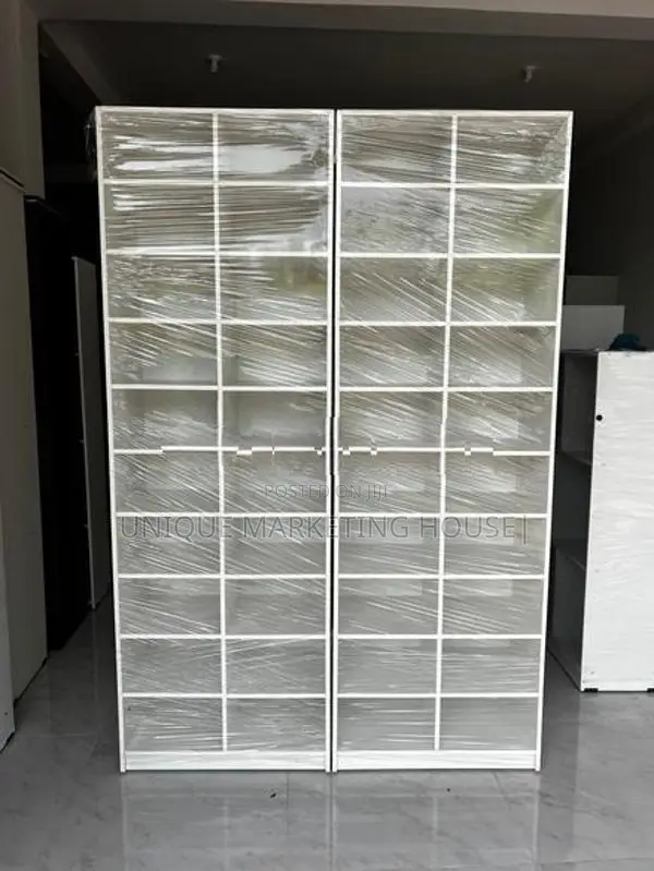 MODERN 72x24x12” SMART 20pcs WHITE RACKS