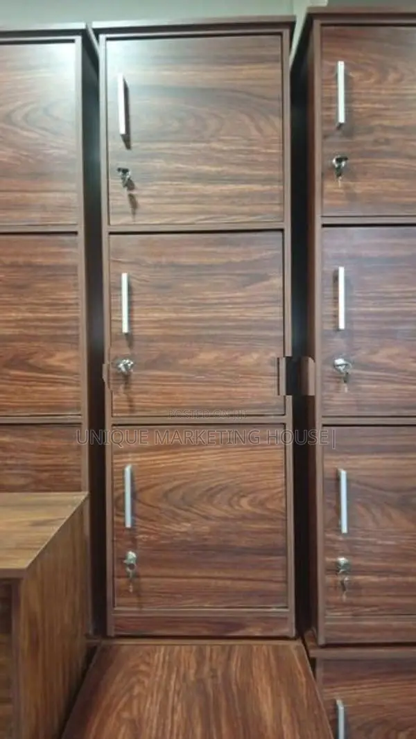 MODERN 3pcs DARK LOCKABLE BOX CUPBOARDS