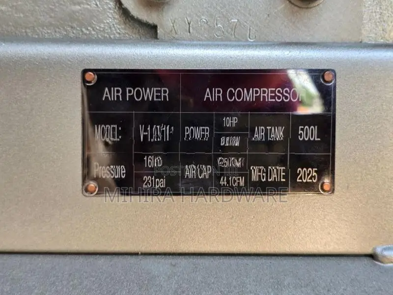 500L 10Hp 16 Bar Air Compressor Air-Power 3 Phase