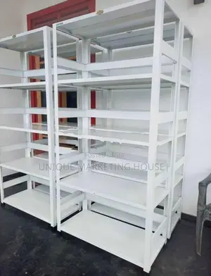 NEW 6x3 FT CLASSIC STEEL WHITE STORAGE RACKS