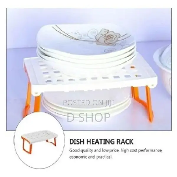 Plastic Plain Microwave Tray (Foldable) - Food warming Organizer
