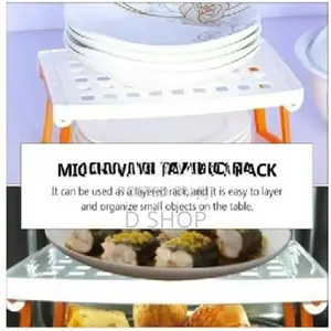Plastic Plain Microwave Tray (Foldable) - Food warming Organizer