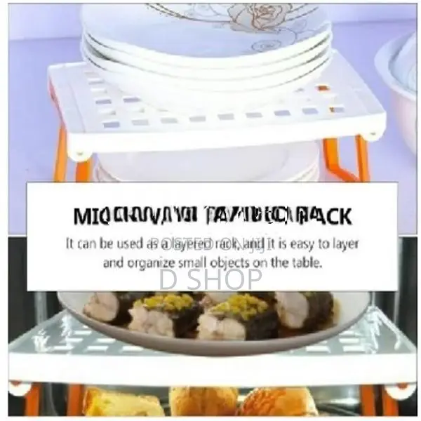 Plastic Plain Microwave Tray (Foldable) - Food warming Organizer