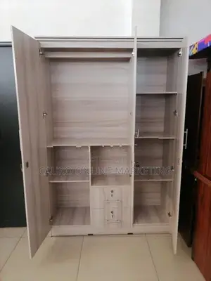 New white Colour 3 Door Cupboard
