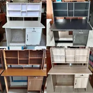 MODERN 3.5x2FT HI-RACK MELAMINE STUDY TABLES