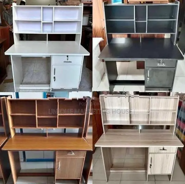 MODERN 3.5x2FT HI-RACK MELAMINE STUDY TABLES