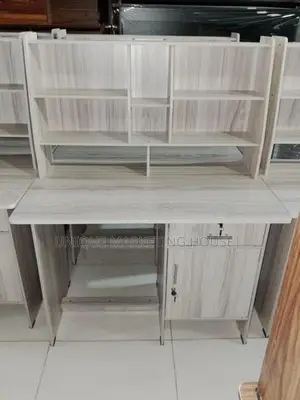 MODERN 3.5x2FT HI-RACK MELAMINE STUDY TABLES